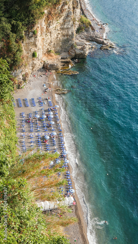 Obraz premium Beach at Vico Equense. Italy