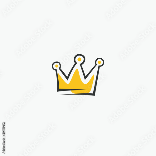 Canvas Print Graphic modernist element drawn by hand