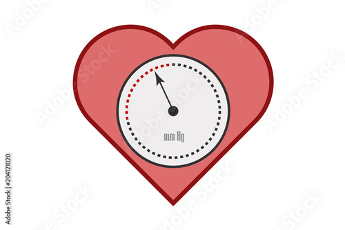 Icono de hipertensión arterial.