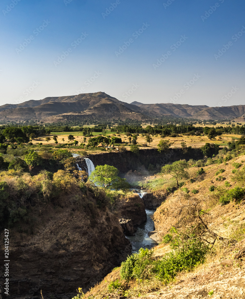Äthiopien  - Am blauen Nil bei Tis Issat