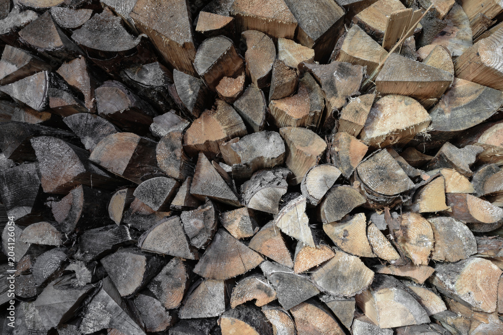 Background of Dry Firewood Placed One on Each Other Background of Dry Firewood Placed One on Each Other