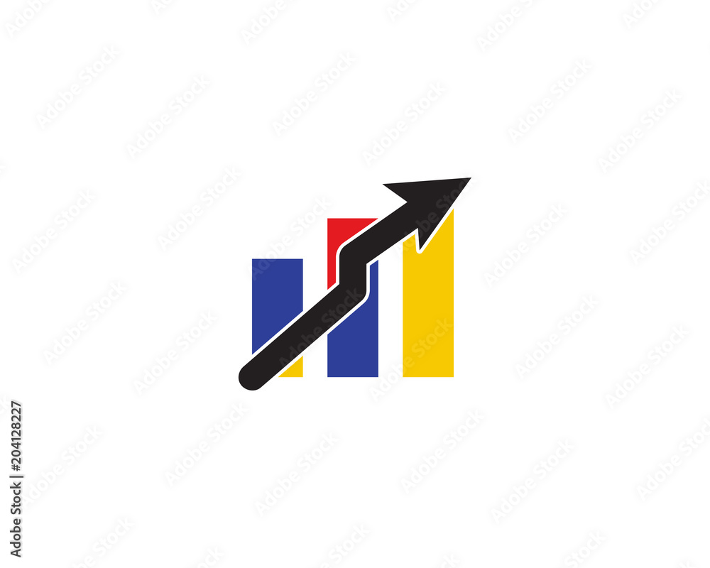 business chart logo business chart logo