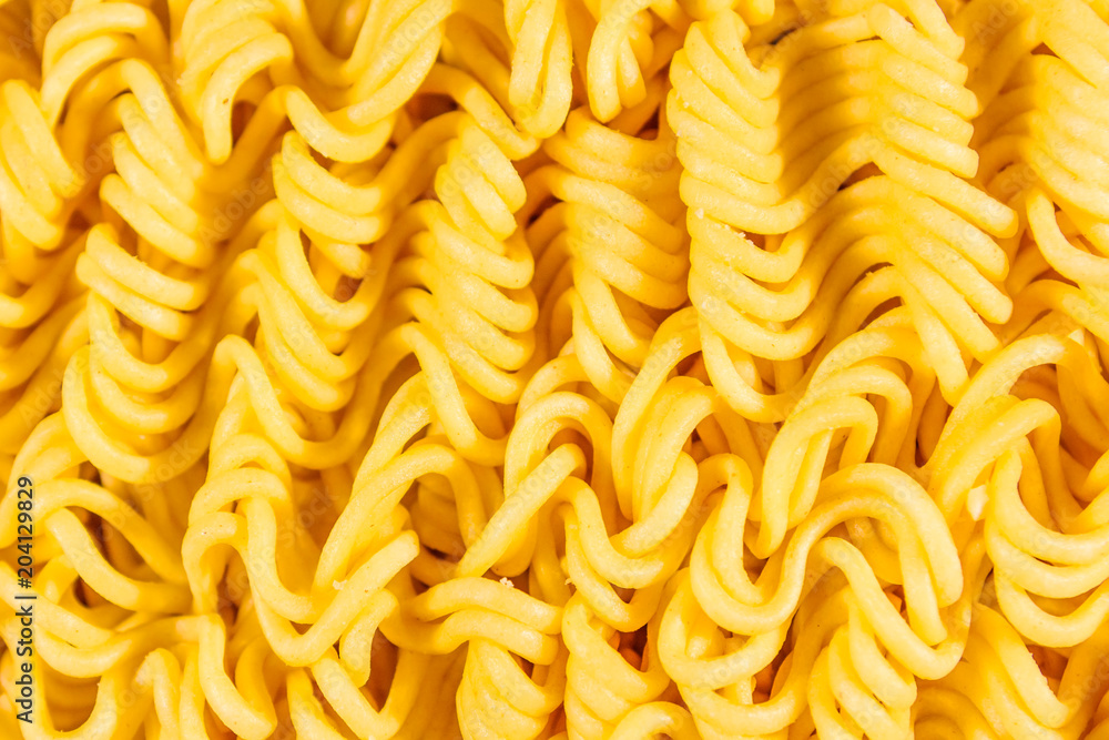 Texture of the instant noodles for the background Texture of the instant noodles for the background