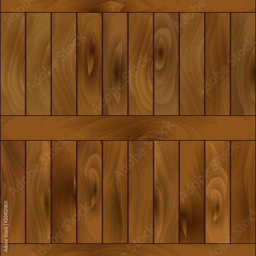 Seamless, abstract, vintage, wooden barrel pattern. Vector.