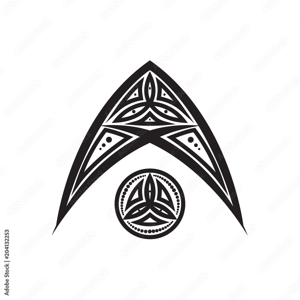 Tattoo Triangle Frame The Eye Background Vector Image Royalty Free SVG,  Cliparts, Vectors, and Stock Illustration. Image 106093342.