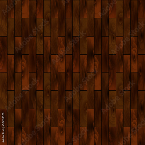 Seamless, abstract, vintage, wood shingle roofing pattern. Vector.