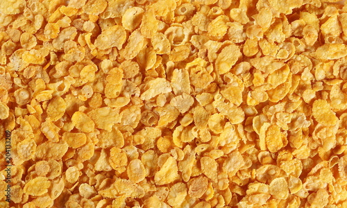 corn flakes background and texture