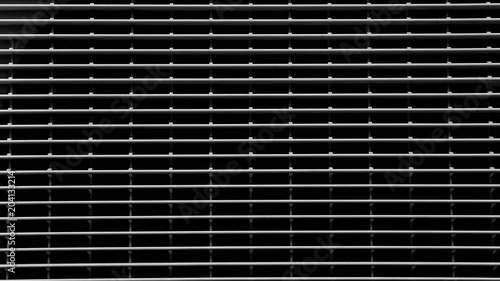 pattern of plastic grating - light and shadow