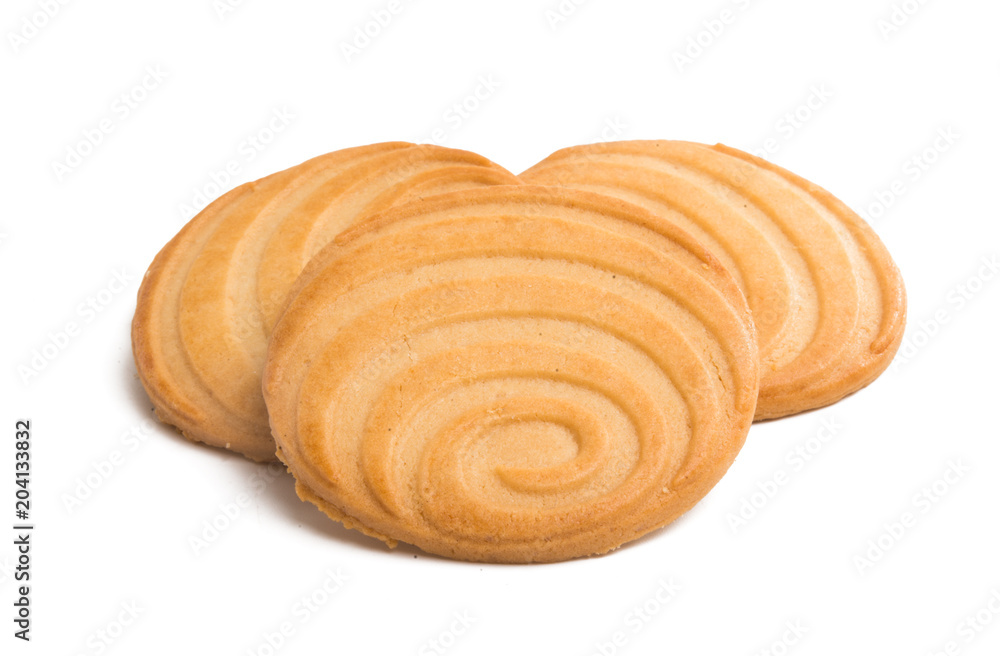 Fototapeta premium round biscuit isolated