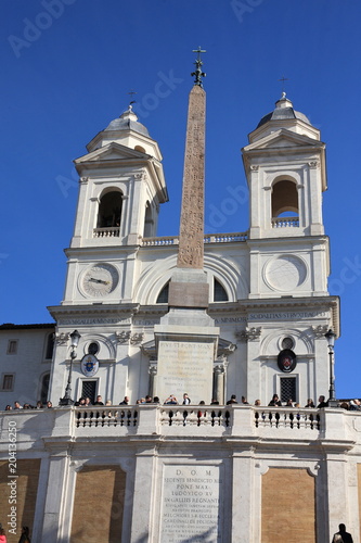 the Spanish steps, Roma, Italy