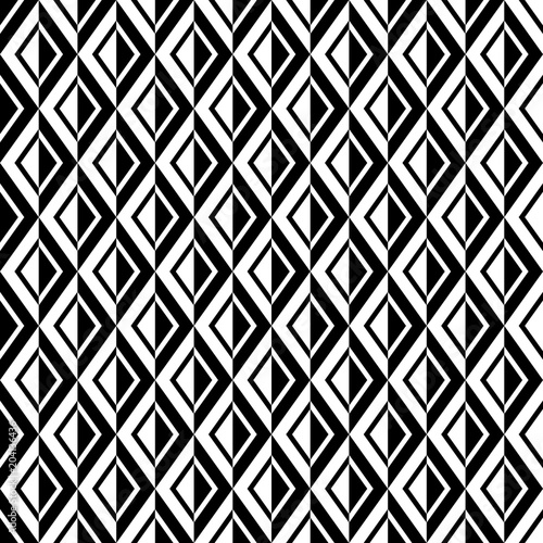 Seamless diamonds pattern. Geometric texture.