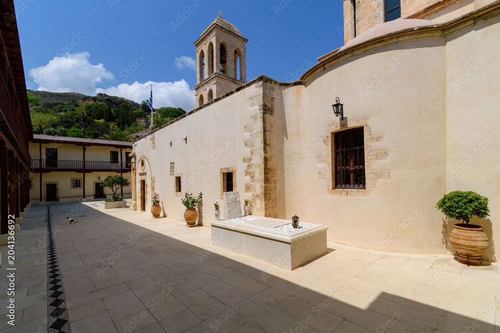 Gonia Odigitria Monastery, Crete Greece