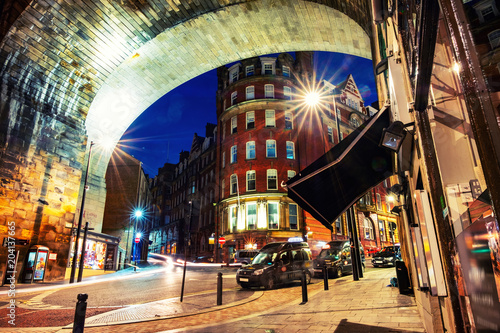 Photos Under the Tyne bridge at night