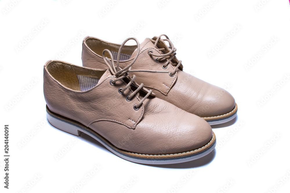 women's stylish summer shoes on white background women's stylish summer shoes on white background