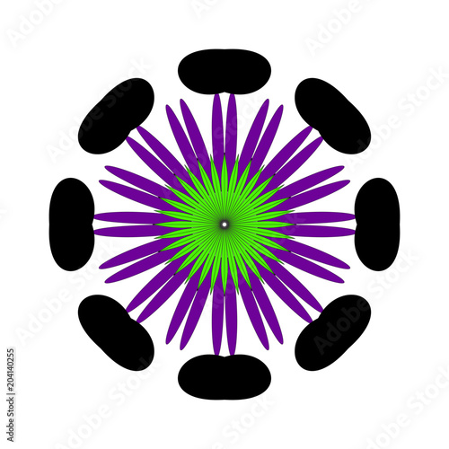 Mandala - Schön - Farbig - Einzigartig - Vektor