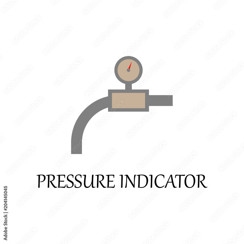 colored pressure indicator icon. Element of web icon for mobile concept and web apps. Detailed colored pressure indicator icon can be used for web and mobile. Premium icon