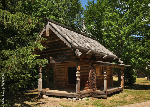 Chapel of Peter and Paul in Vitoslavlitsy village near Novgorod Great. Russia