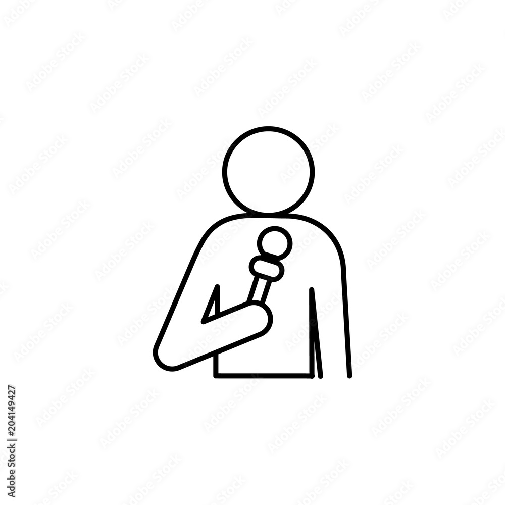 the reporter icon. Element of media and news for mobile concept and web apps. Detailed the reporter icon can be used for web and mobile. Premium icon the reporter icon. Element of media and news for mobile concept and web apps. Detailed the reporter icon can be used for web and mobile. Premium icon