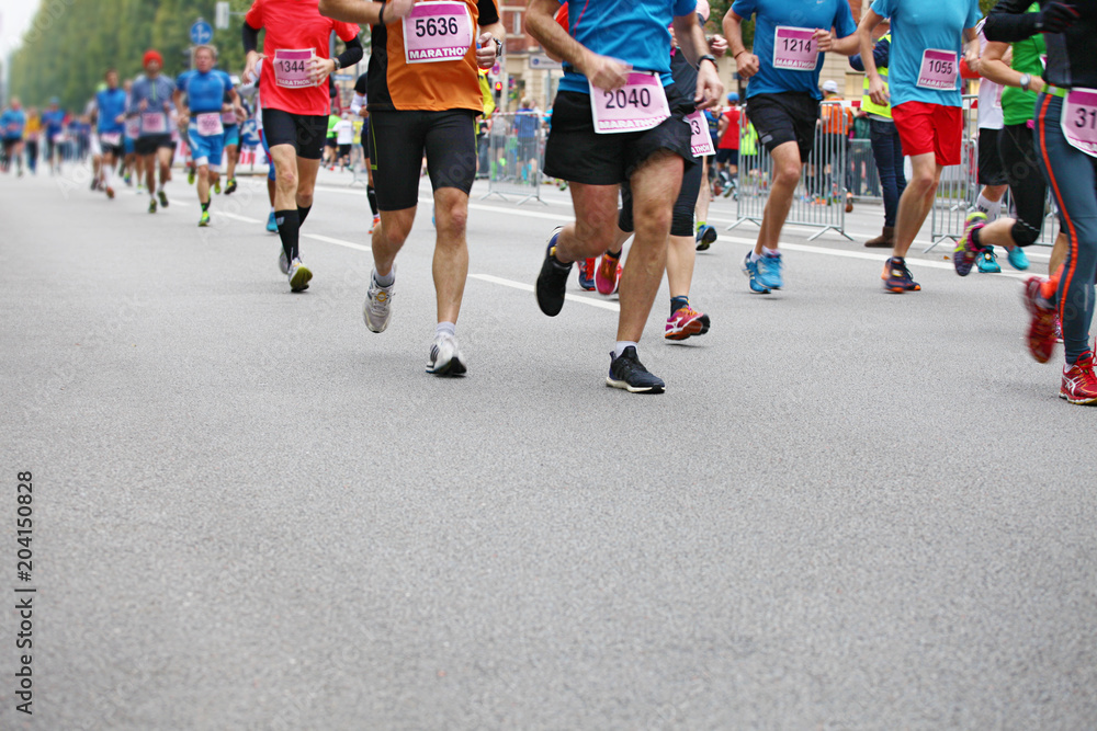 Marathon Läufer Marathon Läufer
