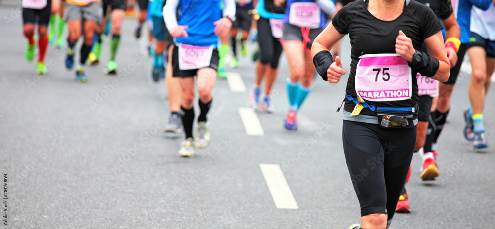 Marathon Läufer Marathon Läufer