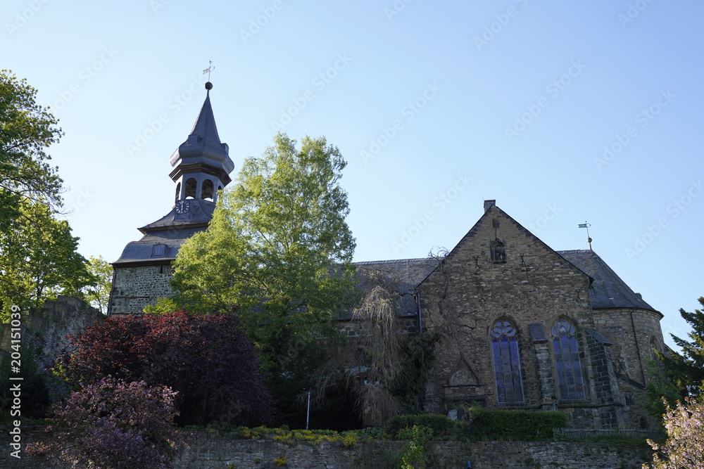 Church in Goslar, Germany in the Harz region