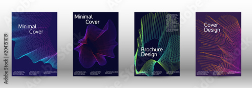 Backgrounds with gradient linear waves.