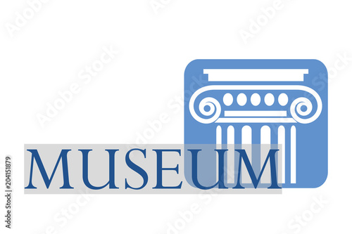 Cartel y señal de museos.