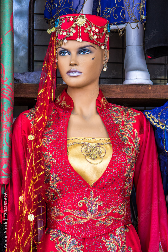 Orientalisches Kostüm für Frauen als Souvenir, Istanbul, Türkei Stock Photo  | Adobe Stock