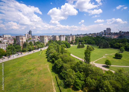 Sofia City Bulgaria / Aerial Photography