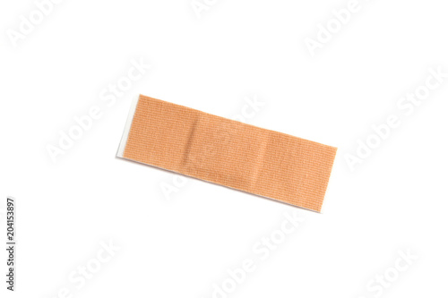 Medical patch isolated on white background