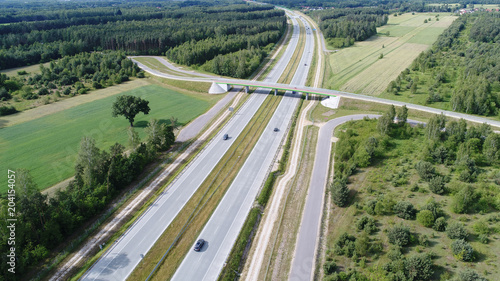 Highways from drone