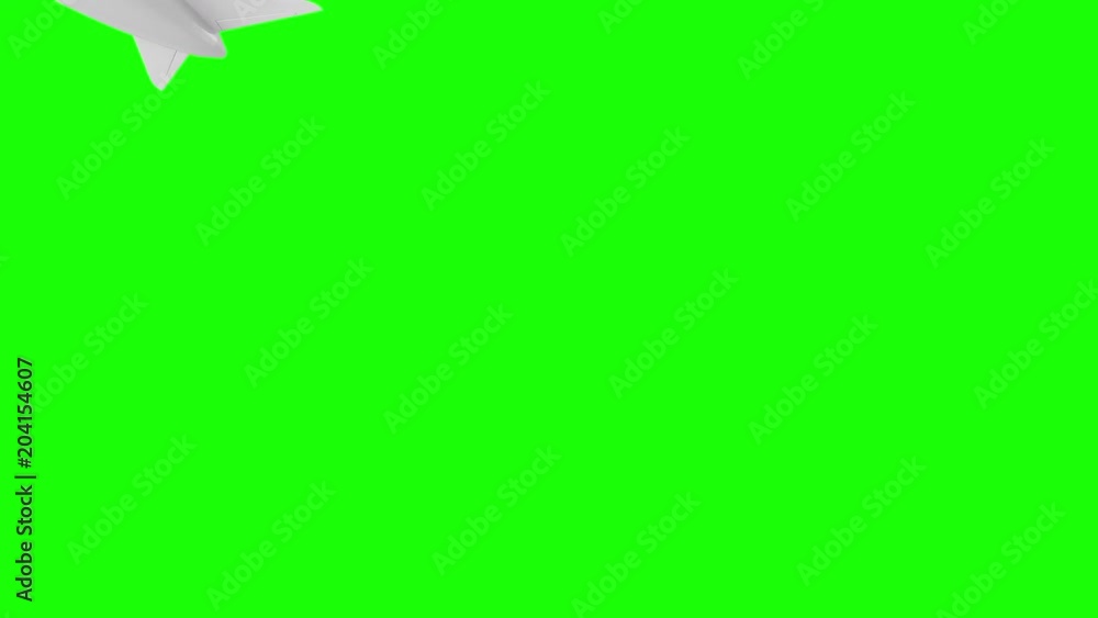 4K Animation of Airplane Takes Off on Green Screen or Chromakey background 4K Animation of Airplane Takes Off on Green Screen or Chromakey background