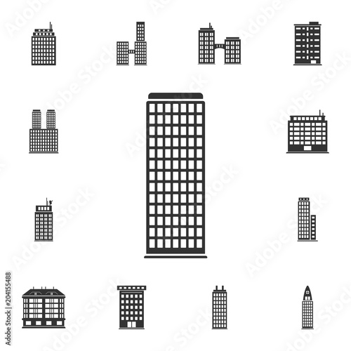 Building icon. Simple element illustration. Building symbol design  from Buildings collection set. Can be used for web and mobile