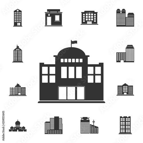 State building icon. Simple element illustration. State building symbol design from Buildings collection set. Can be used for web and mobile