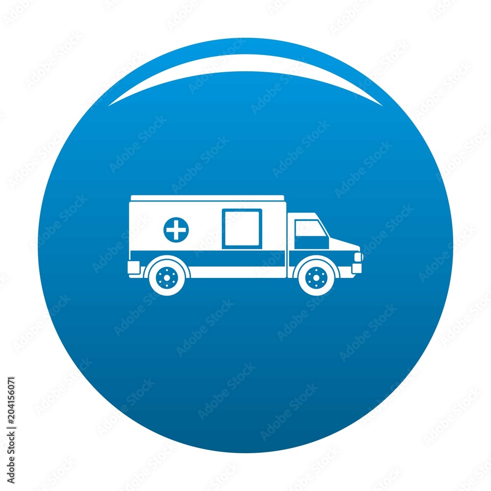 Medical aid icon. Simple illustration of medical aid vector icon for any design blue Medical aid icon. Simple illustration of medical aid vector icon for any design blue