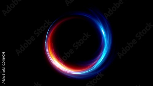 Abstract neon background. luminous swirling. Glowing spiral cover. 
Black elegant. Halo around. Power isolated. Sparks particle.
Space tunnel. LED color ellipse. Glint glitter. Shimmer loop motion photo