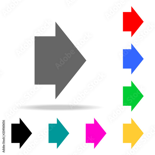 wide arrow icons. Elements of human web colored icons. Premium quality graphic design icon. Simple icon for websites, web design, mobile app, info graphics