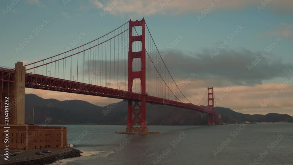 Aerial View Golden Gate Bridge epic San Francisco California Aerial View Golden Gate Bridge epic San Francisco California