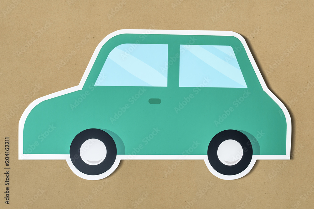 Car for transport icon isolated Car for transport icon isolated