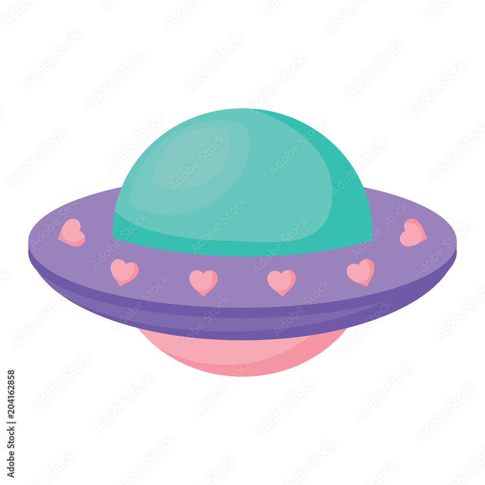 ufo icon over white background, vector illustration ufo icon over white background, vector illustration