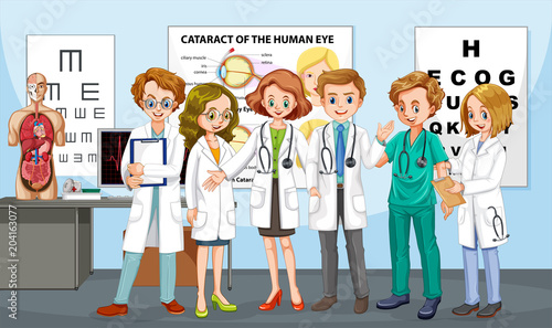 Doctor Team in the Hospital