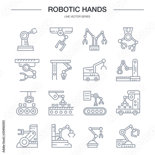 Industrial Robot Icon