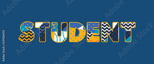 Student Concept Word Art Illustration
