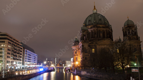 Dome of Berlin at night, Germany