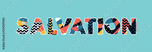 Salvation Concept Word Art Illustration