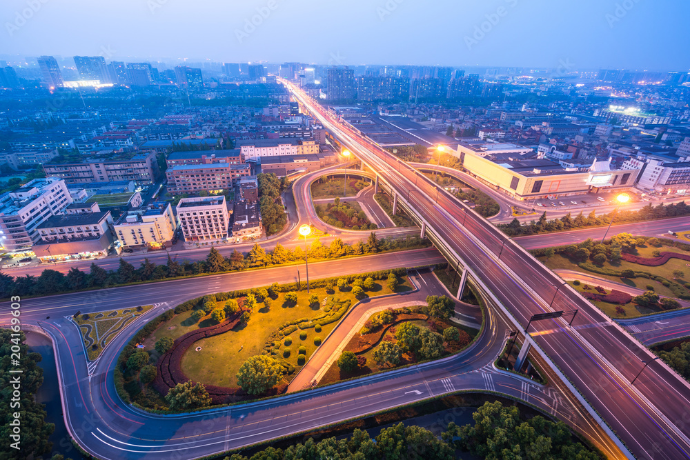 Fototapeta premium busy traffic in urban