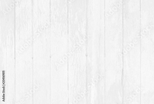White wooden wall background, texture of bark wood with old natural pattern for design art work.