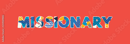 Missionary Concept Word Art Illustration
