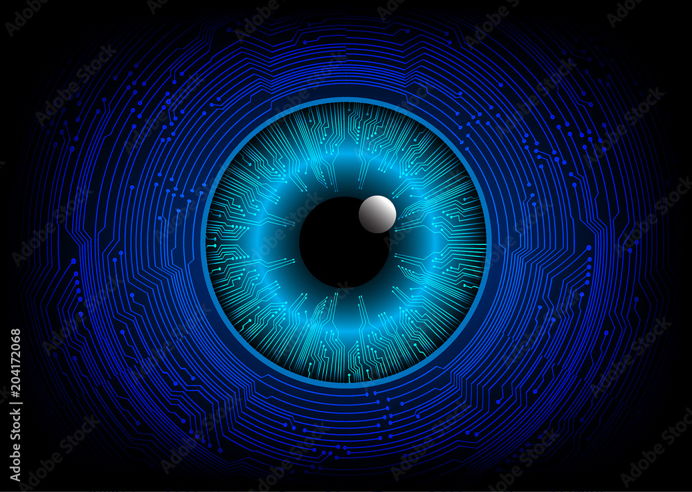 binary circuit board future technology, blue eye cyber security concept background, abstract hi speed digital internet.motion move blur. pixel vector binary circuit board future technology, blue eye cyber security concept background, abstract hi speed digital internet.motion move blur. pixel vector