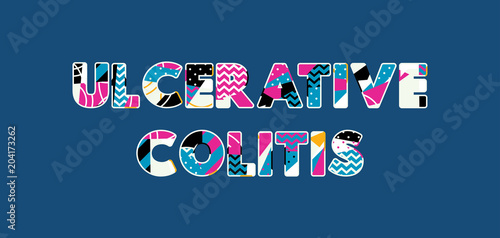 Ulcerative Colitis Concept Word Art Illustration